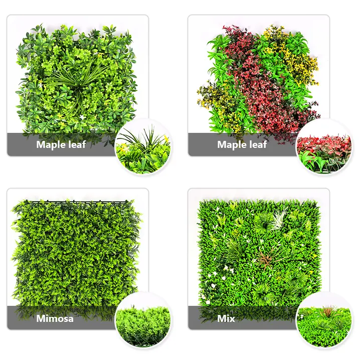 Factory Directly Supply Good Price Luxury Artificial Crawling Plant Wall Deco Artificial Grass Wall Plant Mat