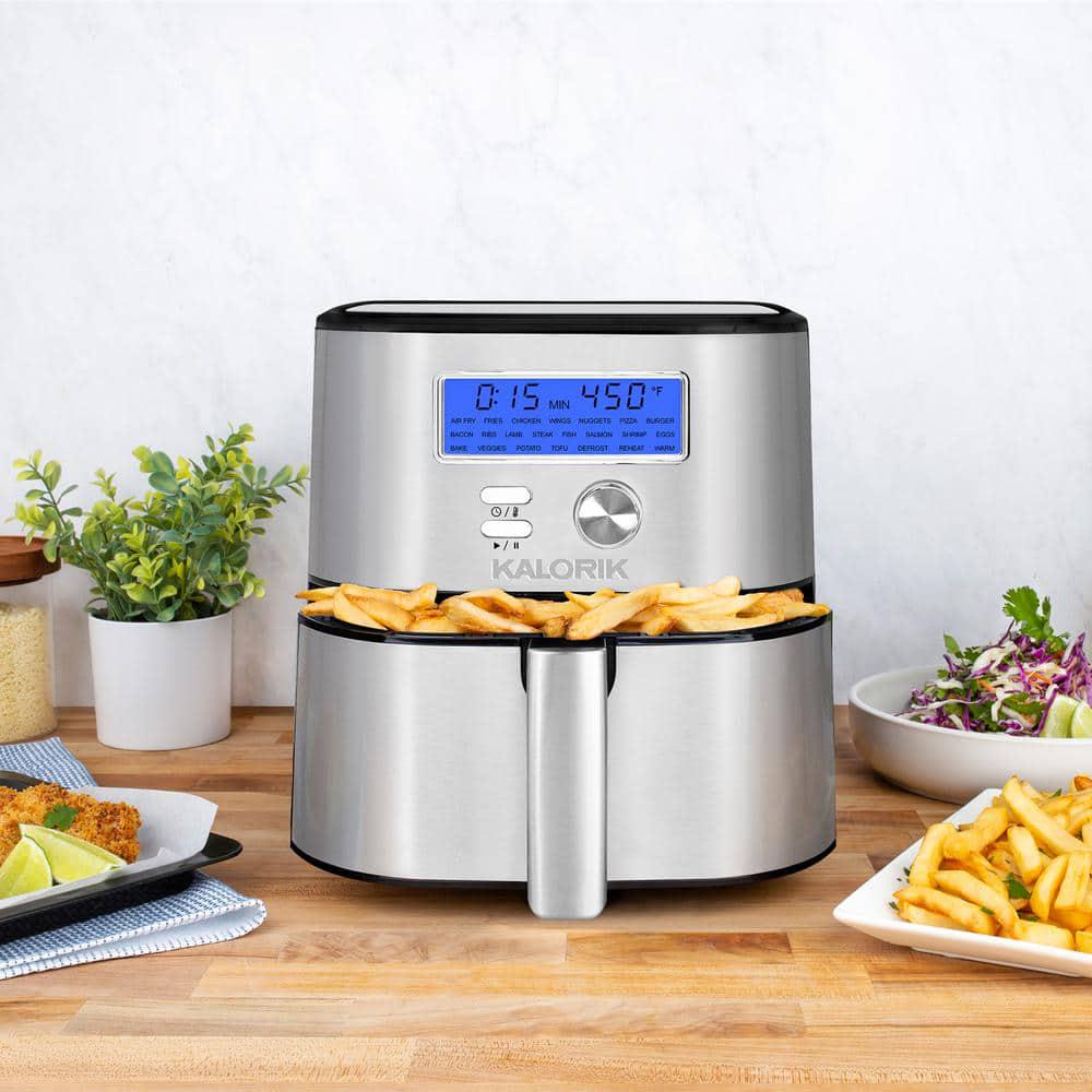 KALORIK MAXX Plus 6 qt Stainless Steel Digital Air Fryer