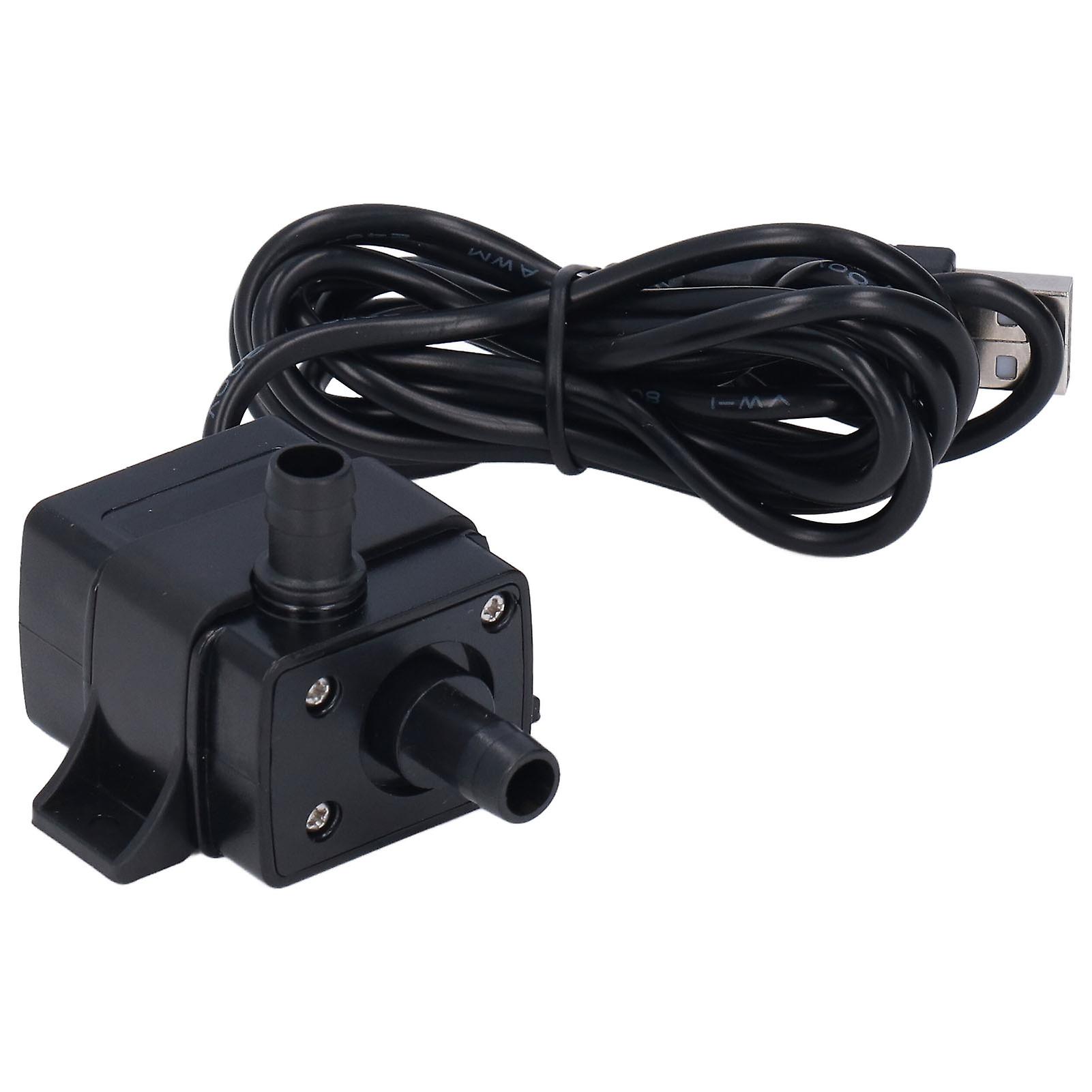 Dc5521 Female Connector Water Pump Kit Low Pressure Submersible Pumps With Usb Cable 5v 1w