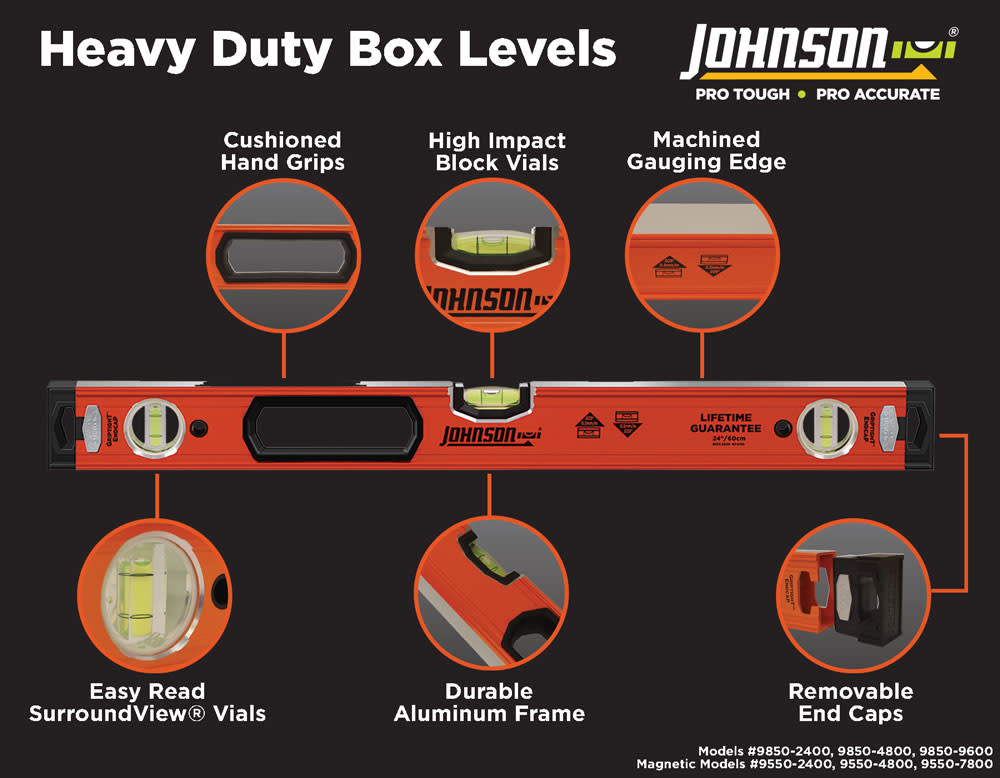 Johnson Heavy Duty Box Level 24