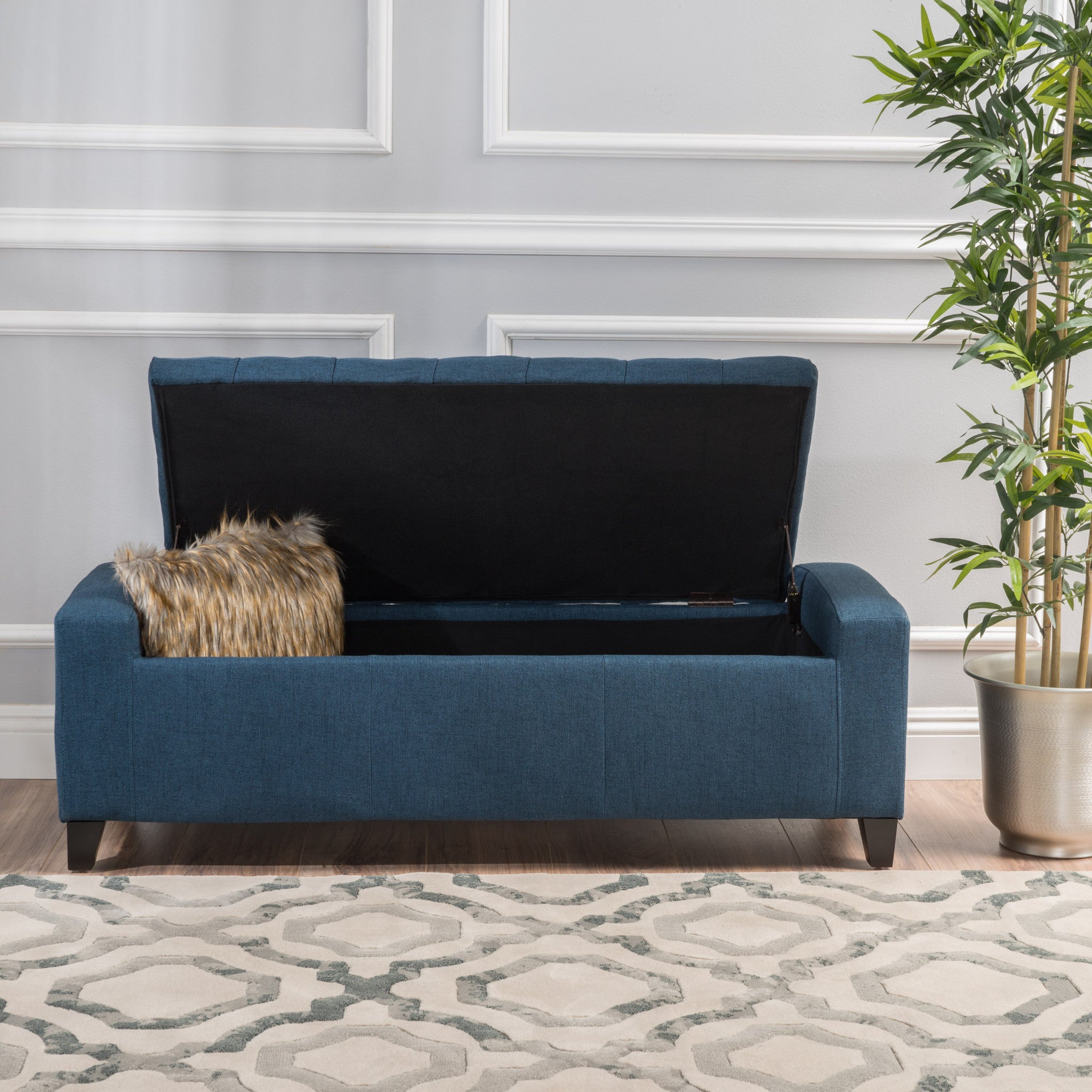 Seattle Tufted Storage Ottoman Bench