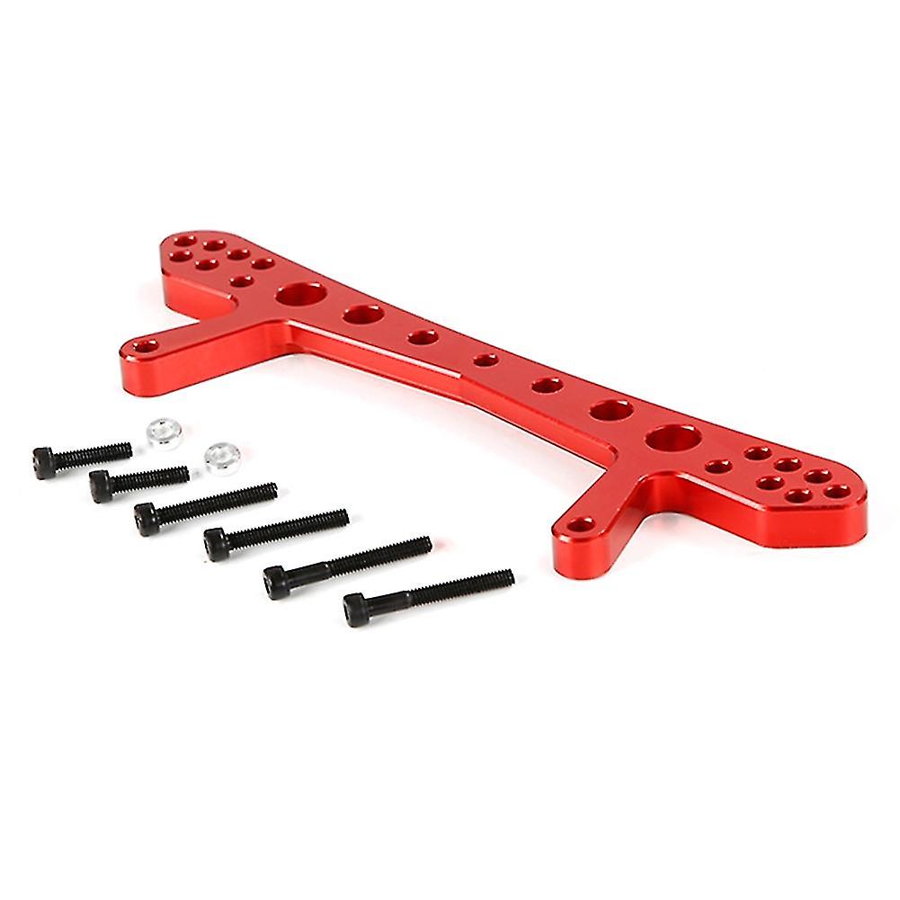 Metal -adjustable Rear Shock-absorbing Bracket Bar For 1/5 Baha Rovan Baja 5b 5t 5sc Rc，red