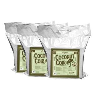 Viagrow 11 lbs. (5 kg) Coconut Coir Block of Soilless Media (3-Pack) VCCB5-3