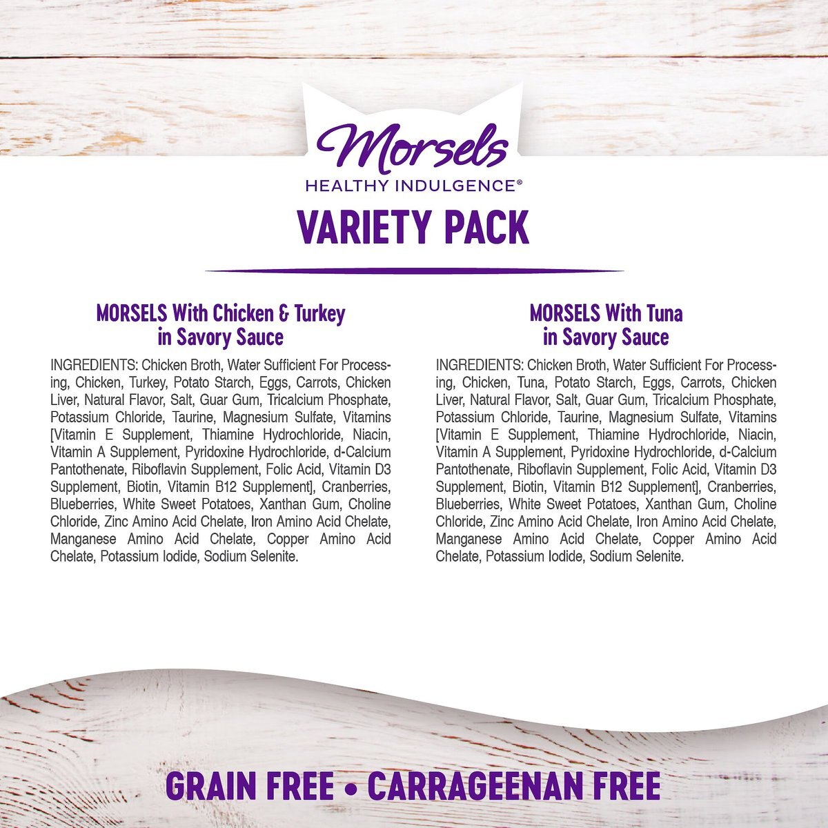 Wellness Healthy Indulgence Morsels Grain-Free Variety Pack Cat Food Pouches