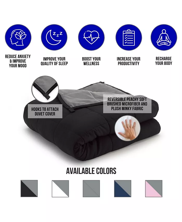 Ella Jayne 12lb Reversible Anti-Anxiety Weighted Blanket