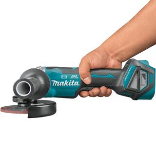 Makita 18V Brushless 4-12 in.  5 in. Cordless Paddle Switch Cut-OffAngle Grinder with Electric Brake (Tool Only) XAG20Z