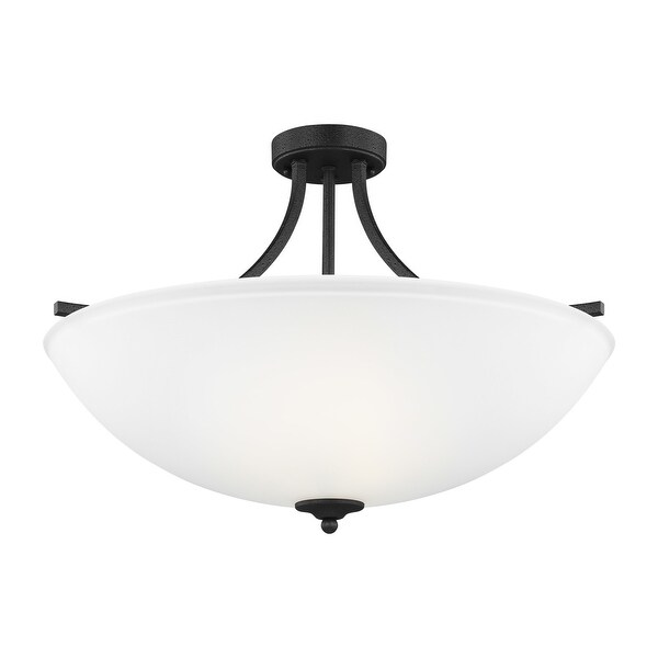 Generation Lighting Geary 4 Light 25 Wide Semi-Flush Bowl Ceiling