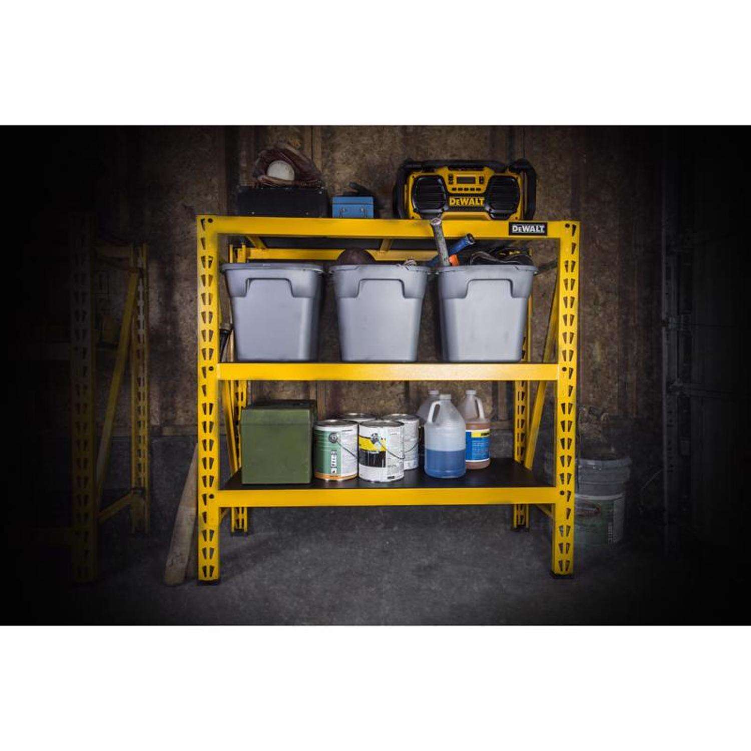 DW 48 in. H X 50 in. W X 18 in. D Yellow Steel Storage Rack