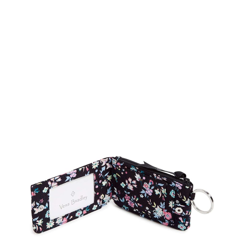 Vera Bradley  RFID Deluxe Zip ID Botanical Ditsy