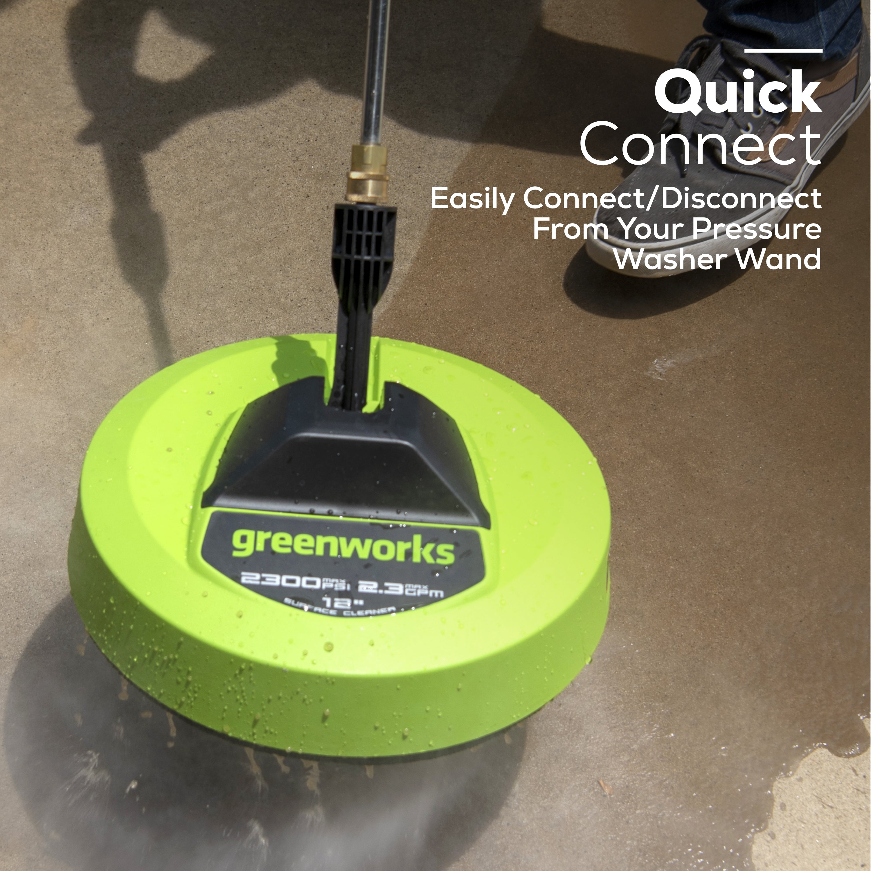 12-Inch Rotating Surface Cleaner | Greenworks Tools