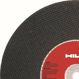 Hilti 14 in. x 532 in. x .787 in. Type 1 No-Teeth Abrasive Metal Deck Cutting Gas Saw BladeDisc (10-Pack) 436716