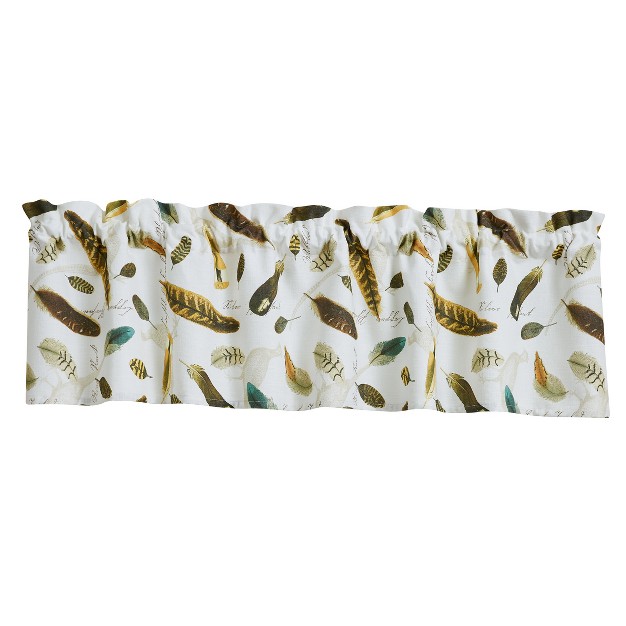 Park Designs Pheasant Run Valance 14 x27 x27 l White