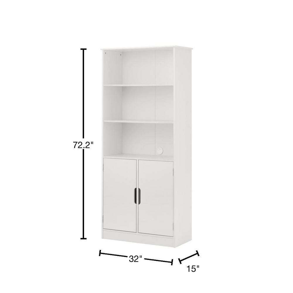 StyleWell Craft White Bookcase JS-3433-A