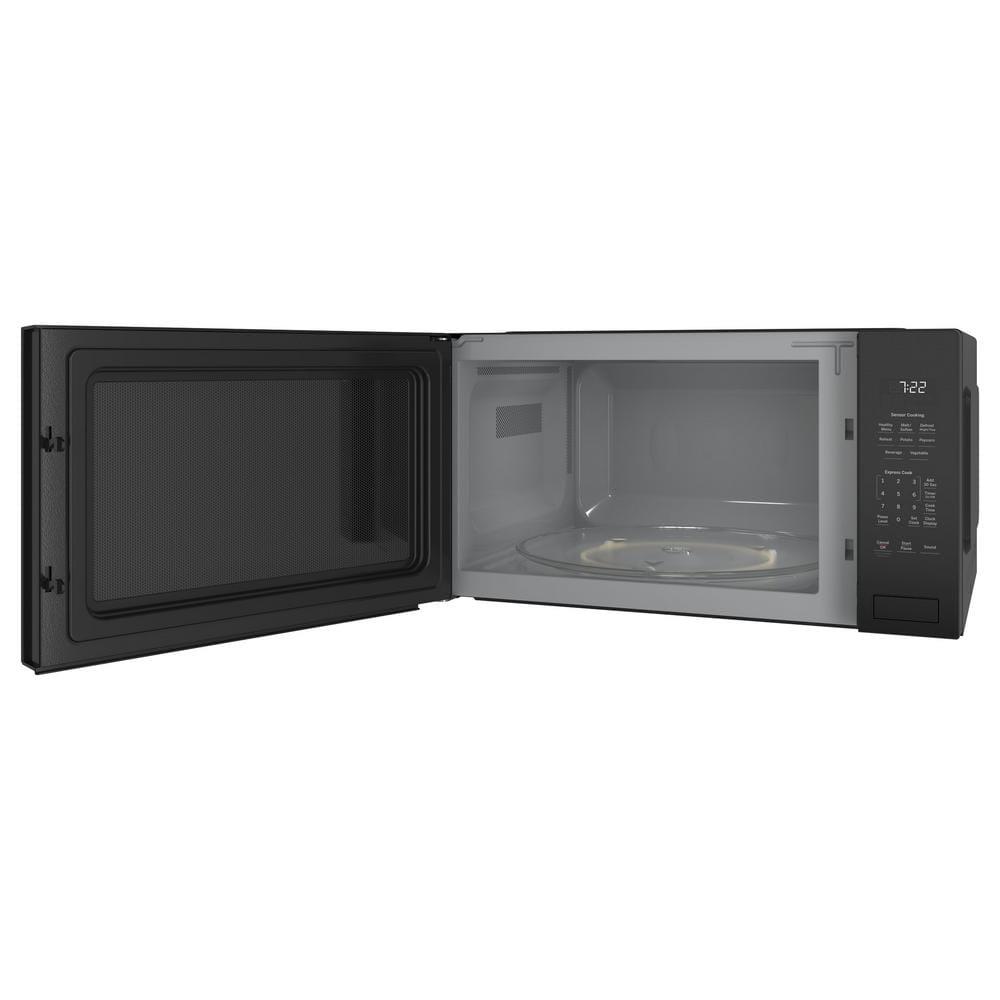 GE Profile Profile 22 cu ft BuiltIn Microwave in Black with Sensor Cooking