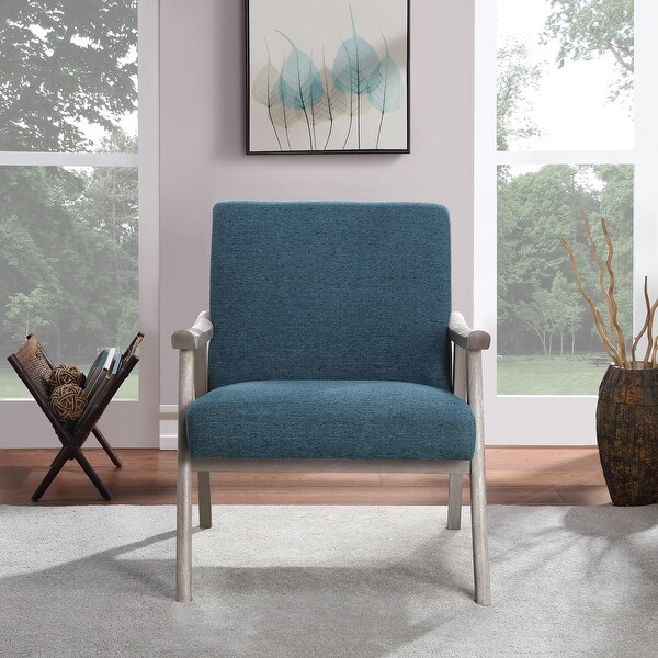 Weldon Mid-Century Fabric Upholstered Chair