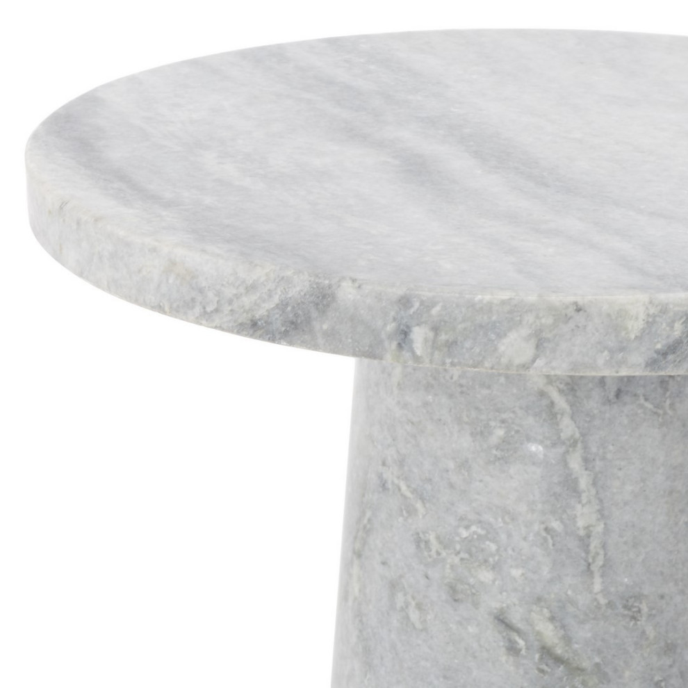 Safavieh Couture Valentia Round Marble Accent Table   Transitional   Side Tables And End Tables   by Safavieh  Houzz
