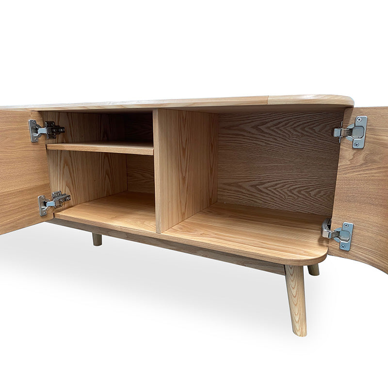 AKINO TV Entertainment Unit 160cm - Natural Ash Veneer