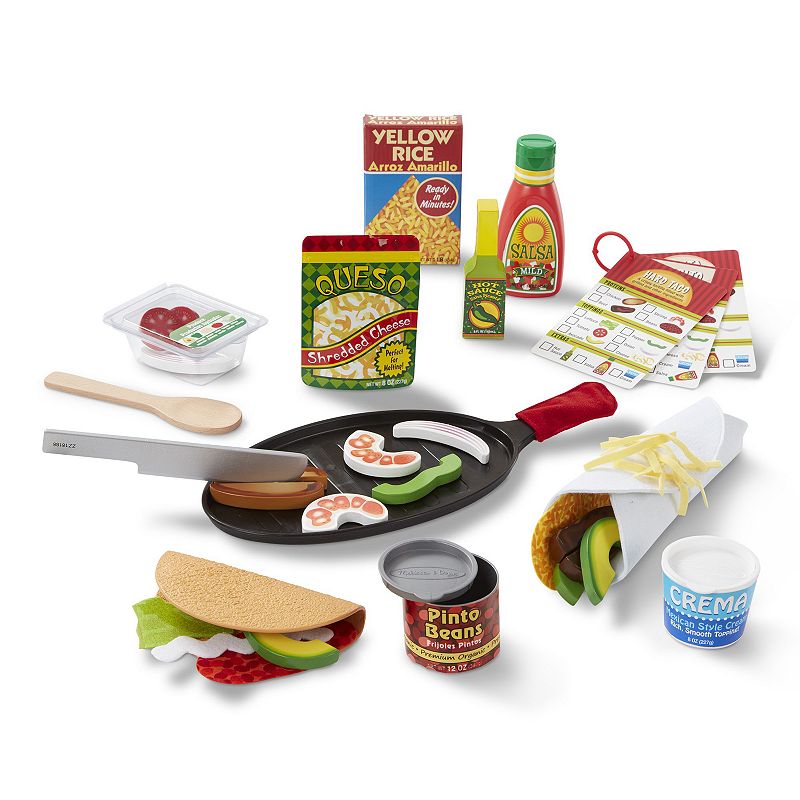 Melissa and Doug Fill and Fold Taco and Tortilla Set