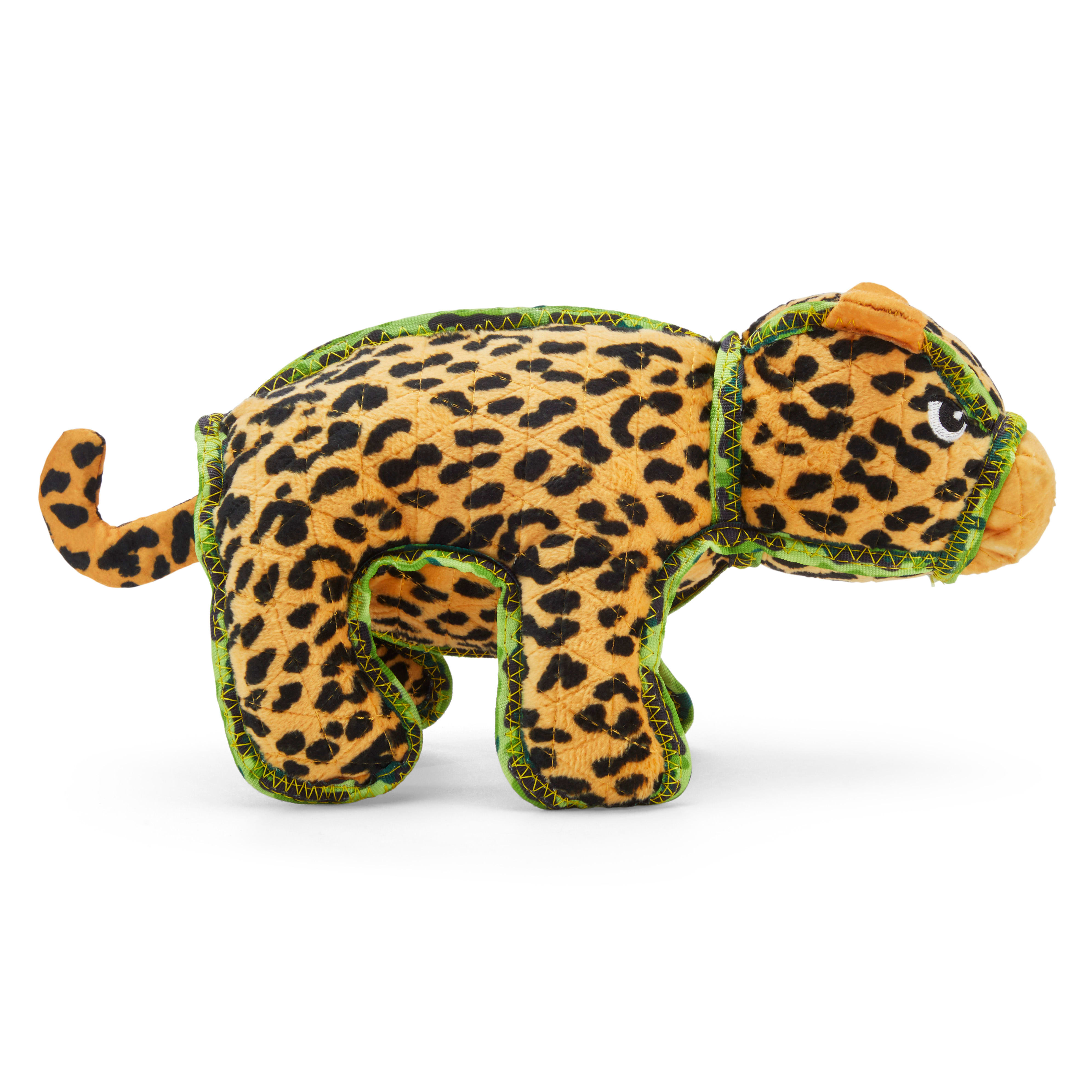 Outward Hound Xtreme Seamz Leopard Dog Toy， 3XX-Large