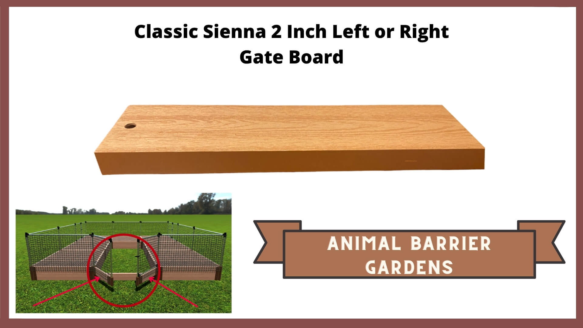 REPLACEMENT PARTS for: Stack & Extend Animal Barrier Kits & Gardens