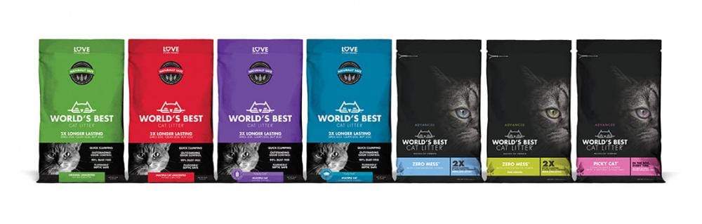 World’s Best Cat Litter Lavender Scented Multiple Cat Clumping Formula