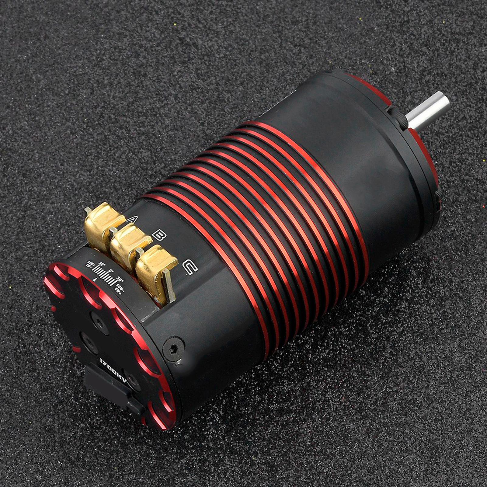 4274 V2 Brushless Sensored Motor 4 Pole Fit For 1/8 On Road Rc Car Accessory (1700 Kv)