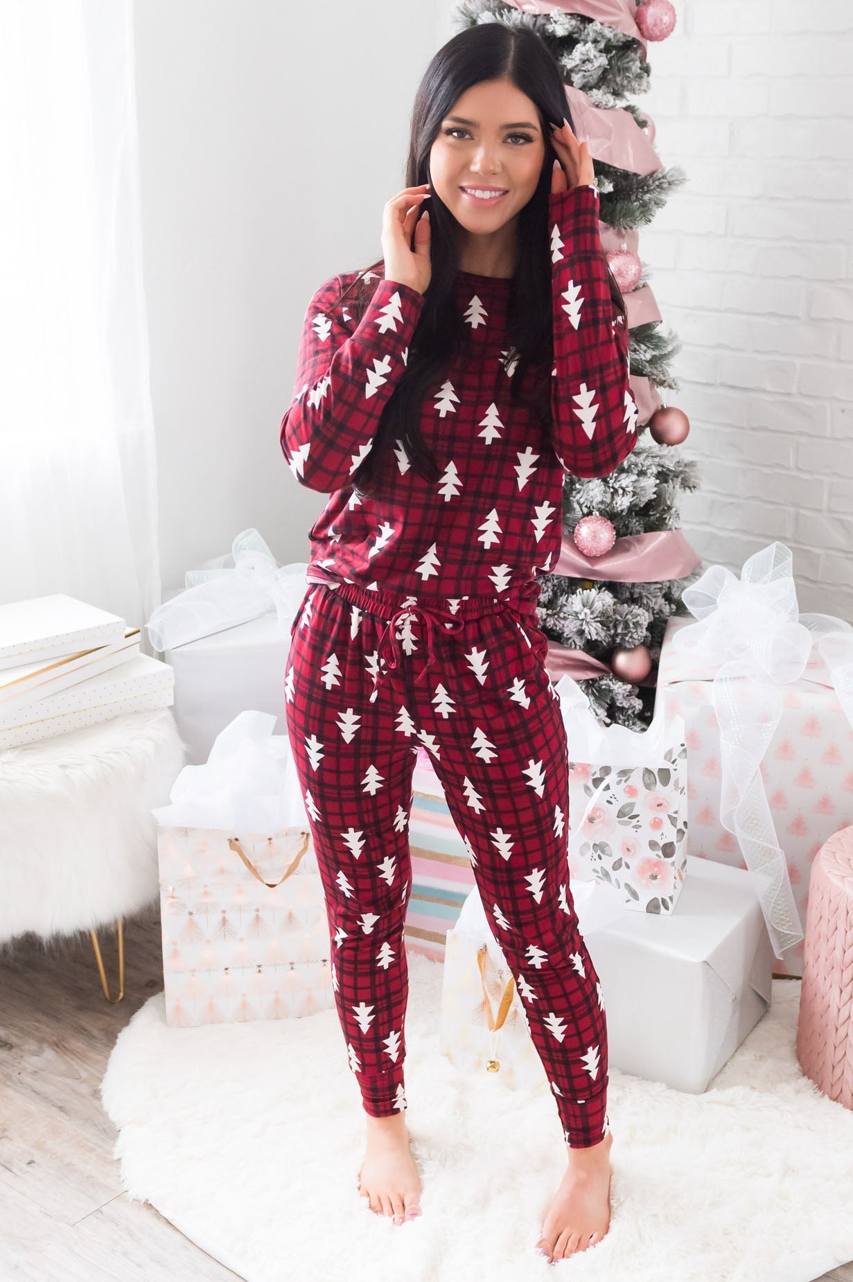 Cheery Little Christmas Tree Modest Lounge Set