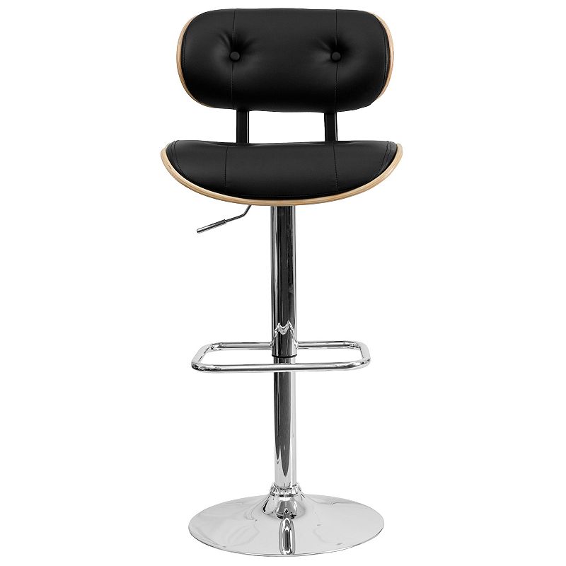 Flash Furniture Tufted Adjustable Height Bar Stool