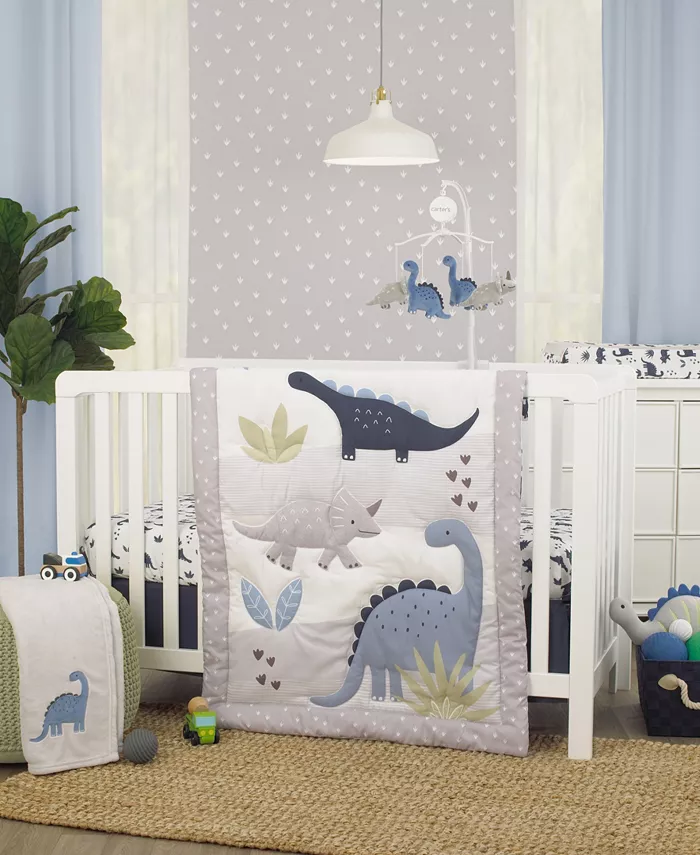 NoJo Dino Adventure 3 Piece Crib Bedding Set