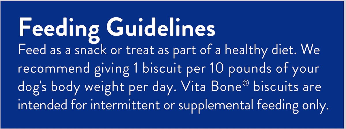 Vita Bone Multi Flavors Crunchy Biscuit Dog Treats， Medium