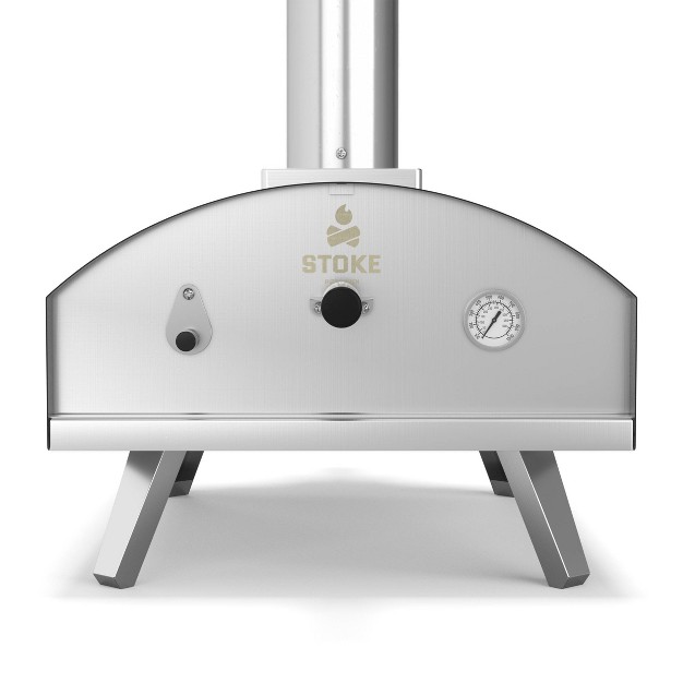 Wood Fueled Outdoor Patio Pizza Oven With Pizza Stone Weatherproof Cover Pizza Peel And Pizza Cutter