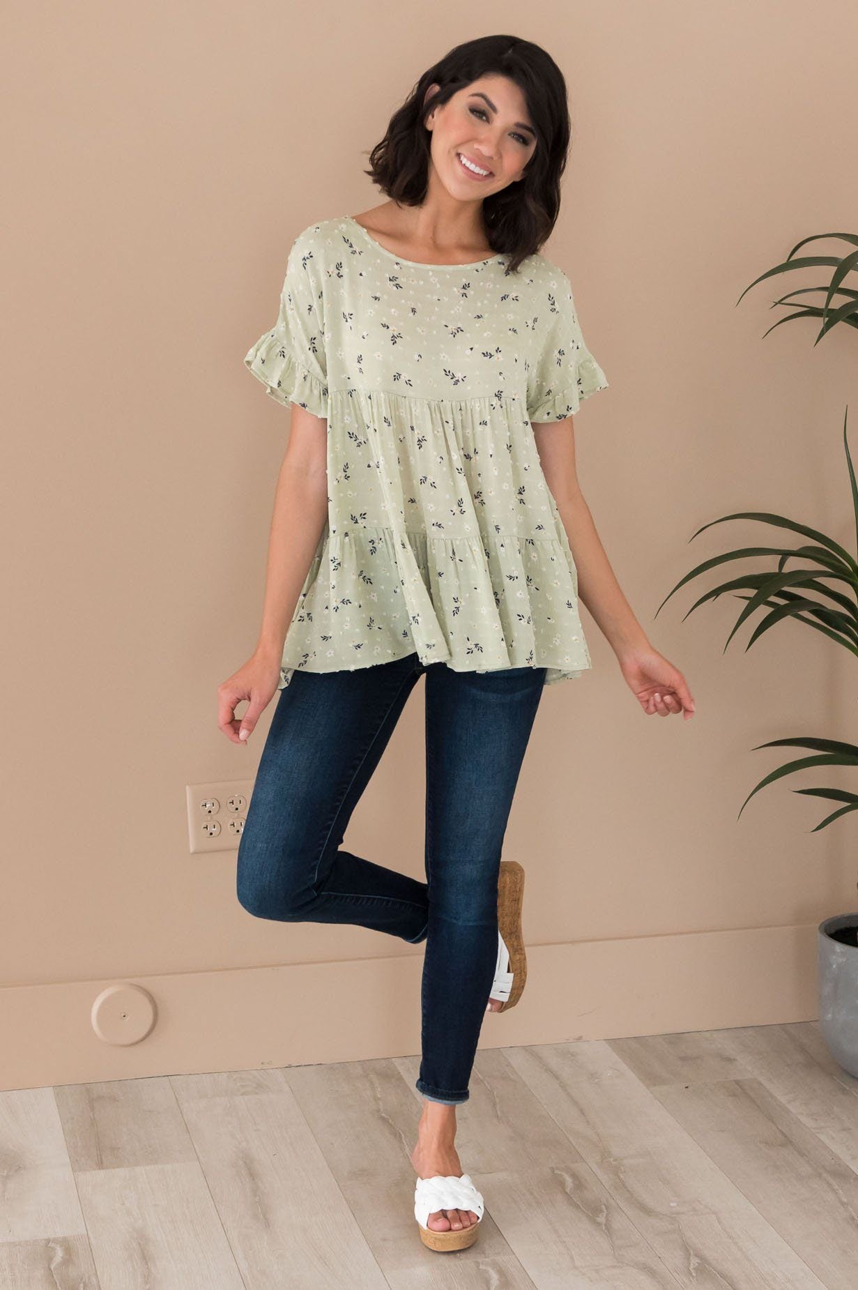 Dainty Daisy Modest Blouse