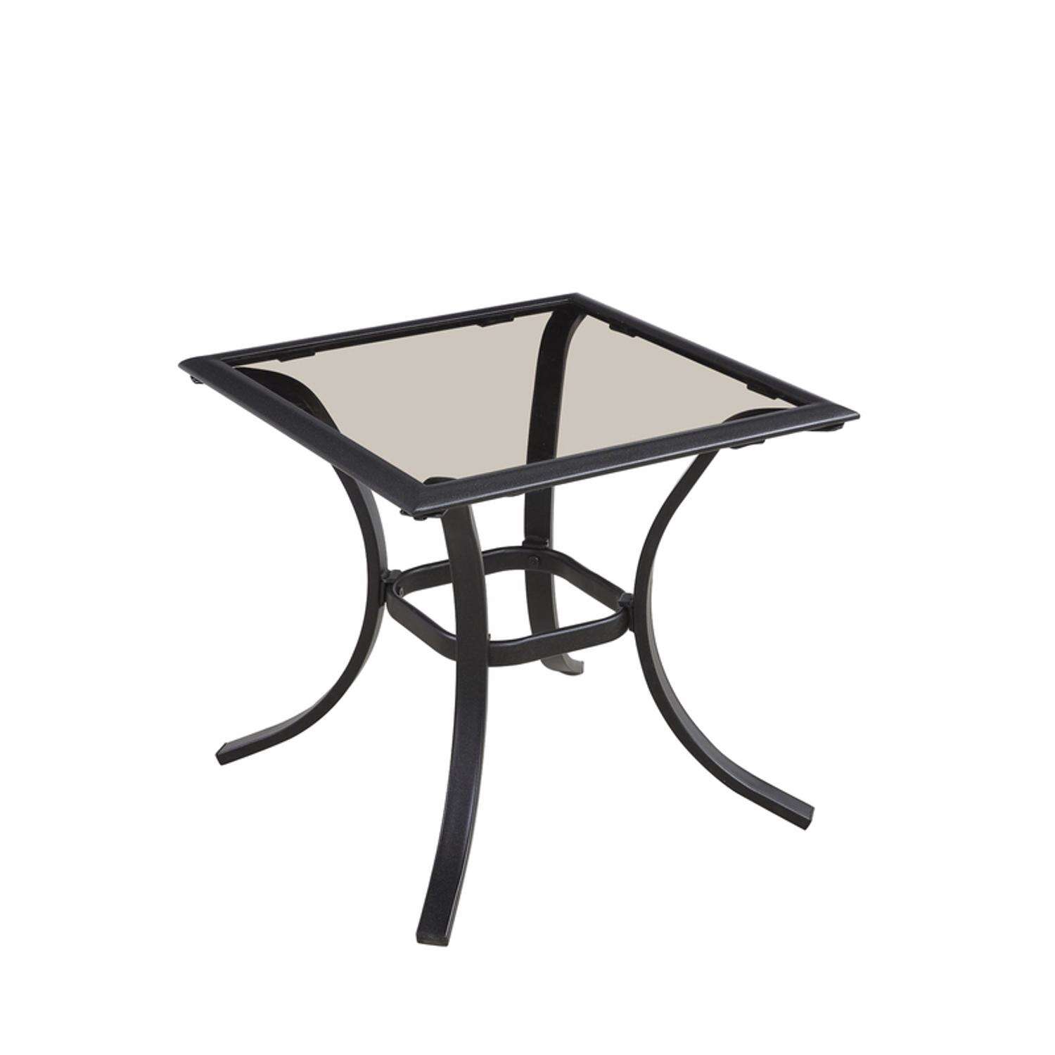 Living Accents Black Steel Bistro Chat Set 3-Pieces