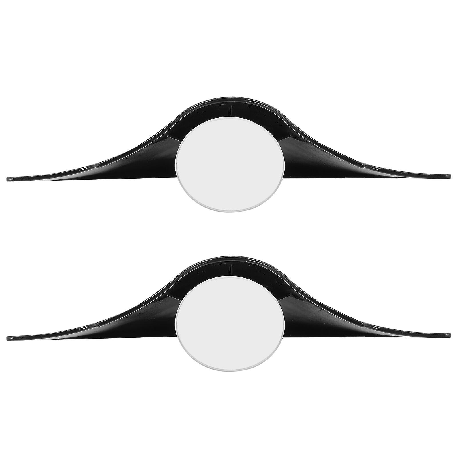 1 Pair Car Rear Mirror Rain Visors Mirror Eyebrow Rain Guards With Convex Mirror