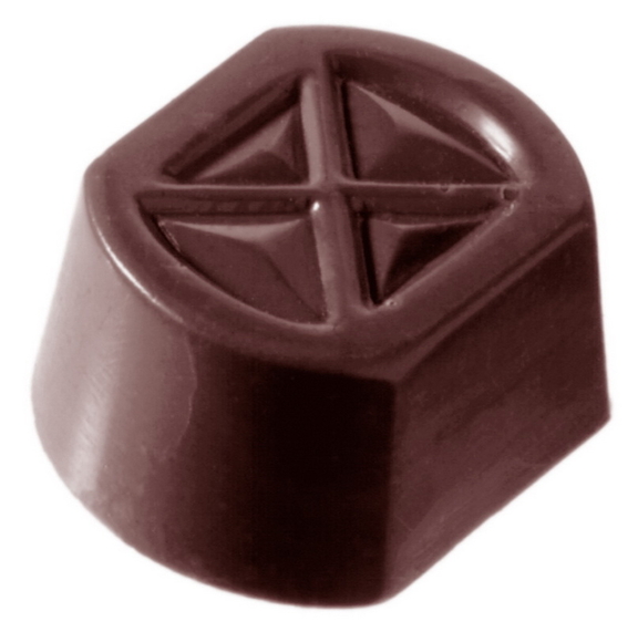 Chocolate World CW2056 Chocolate mould square cros...