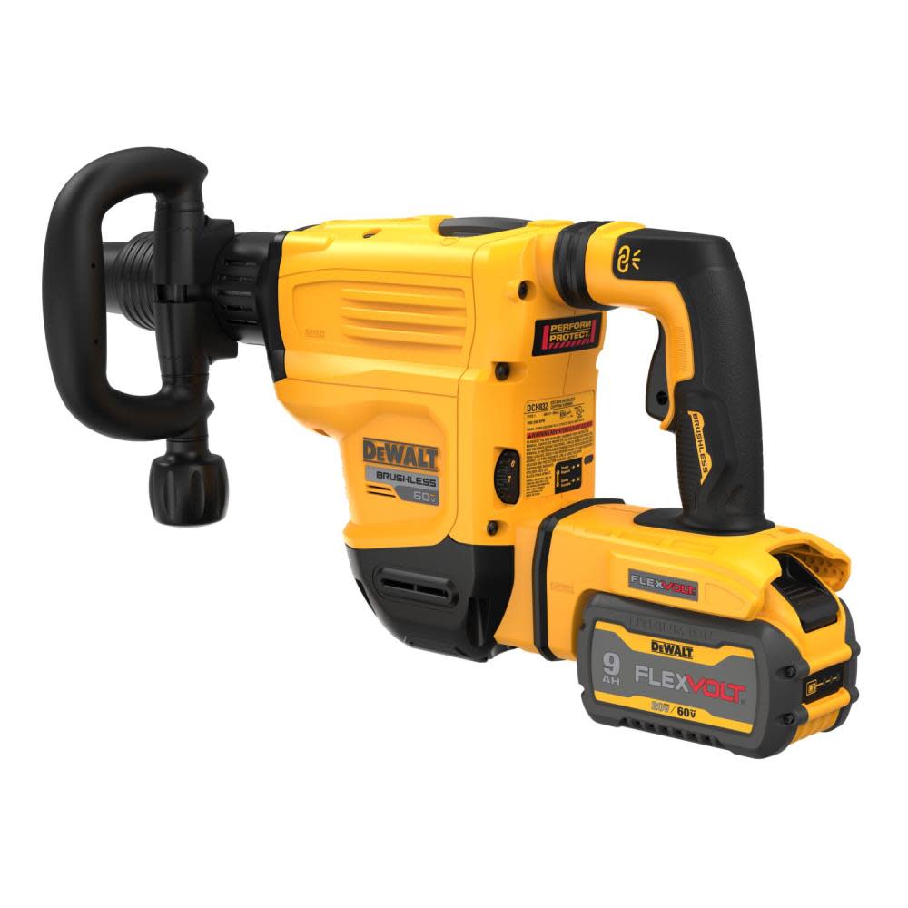 DEWALT 60V MAX Chipping Hammer Kit 15 lb. Cordless SDS Max ;