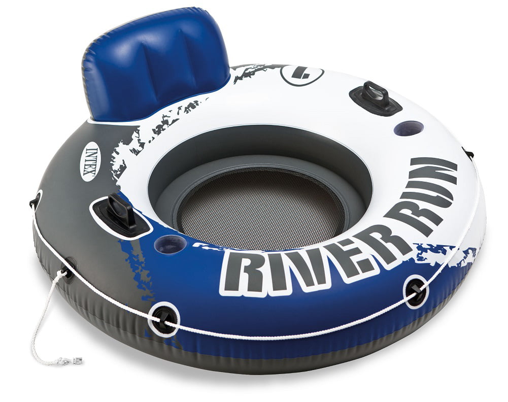 Intex River Run I Sport Lounge, Inflatable Water Float, 53" Diameter