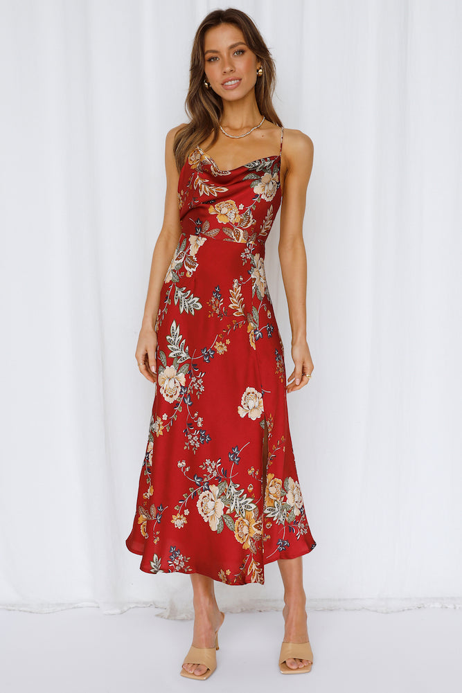 Atlas Maxi Dress Wine