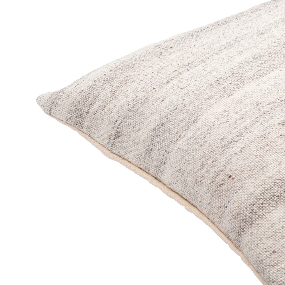 Neira Cottage Subtly Striped Throw Pillow