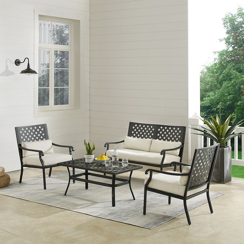 Crosley Alistair Patio Conversation 4-Piece Set