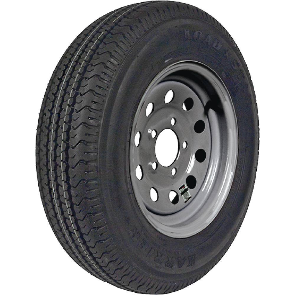 LOADSTAR ST20575R-14 KR03 Radial 1760 lb. Load Capacity Galvanized 14 in. Bias Tire and Wheel Assembly 32148