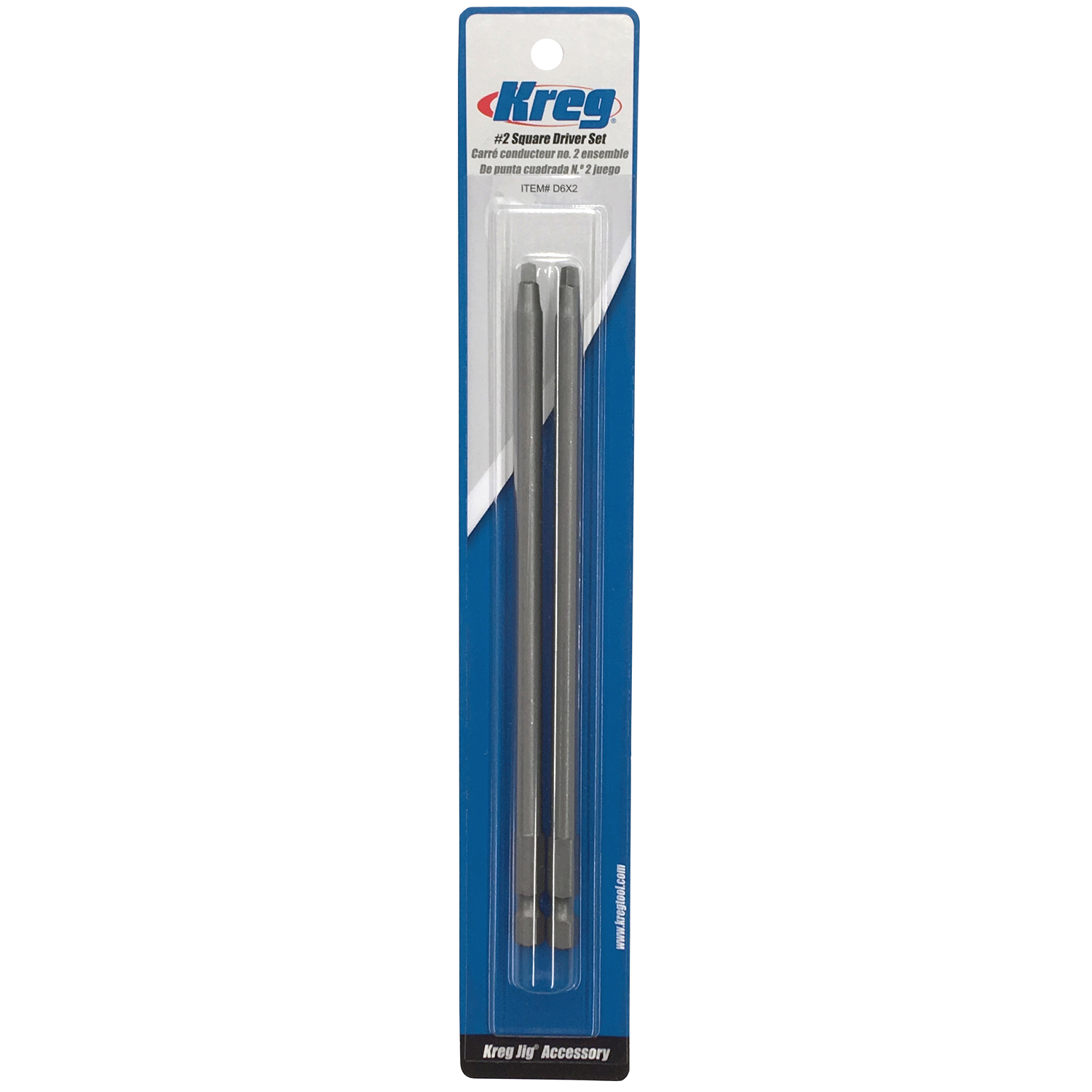 Kreg Square #2 Power Bit Steel 2 pc