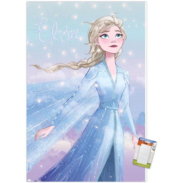 Trends International Disney Frozen Elsa Glance Unframed Wall Poster Prints