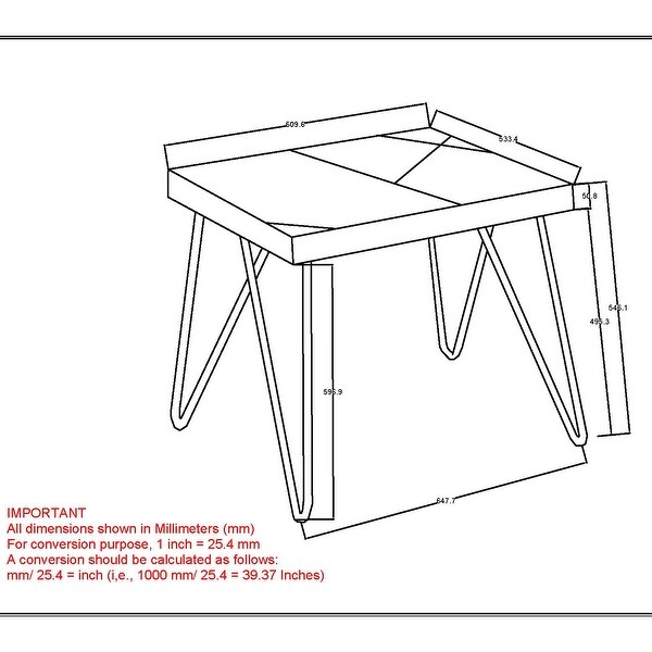 Rustic Modern Solid Wood Accent Table in Natural and Aged Gold