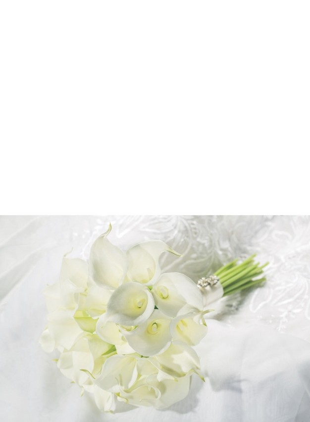 Sullivans Artificial Calla Lily Bouquet Stem 14 quot h White