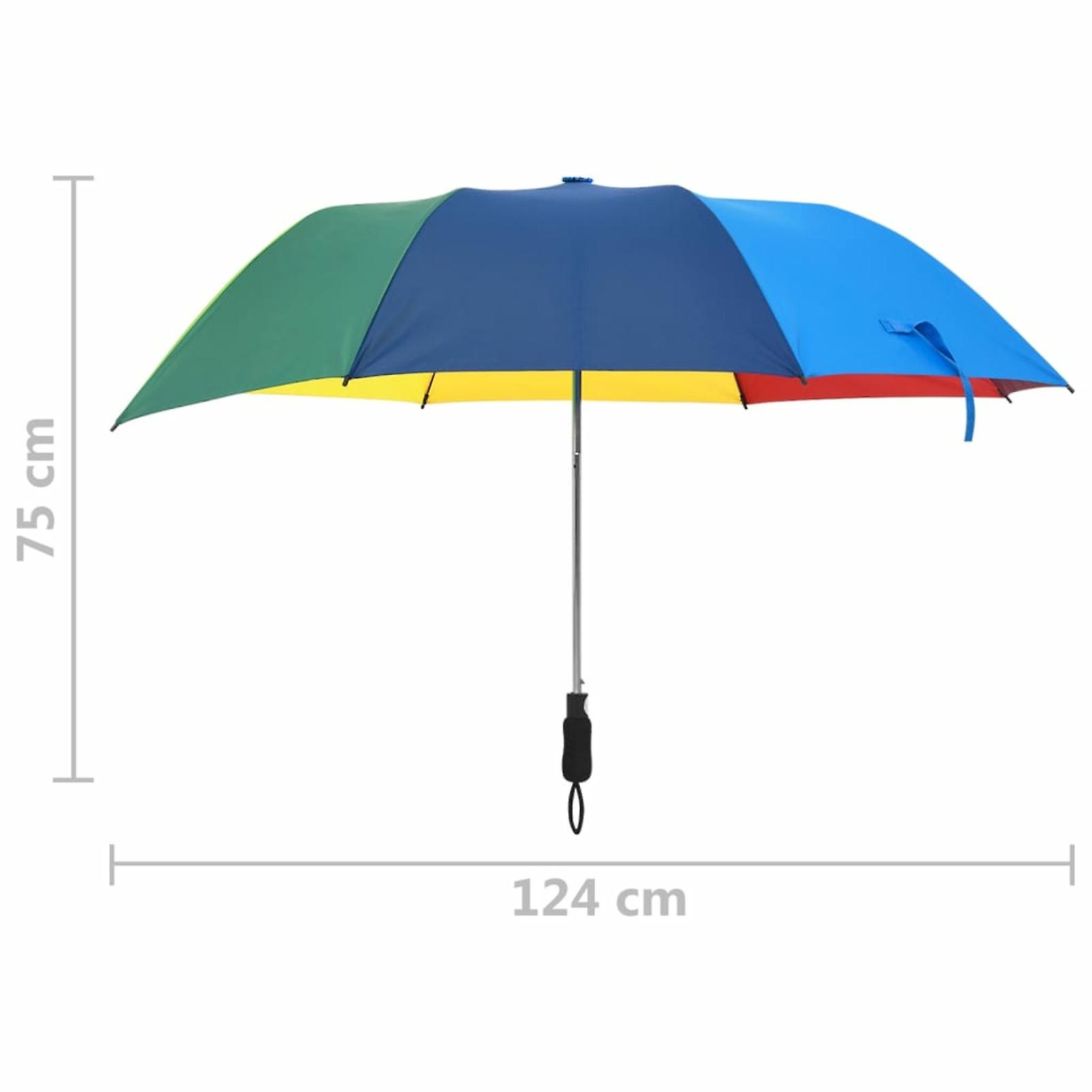 Automatic Folding Umbrella Multicolour 124 Cm No.351756