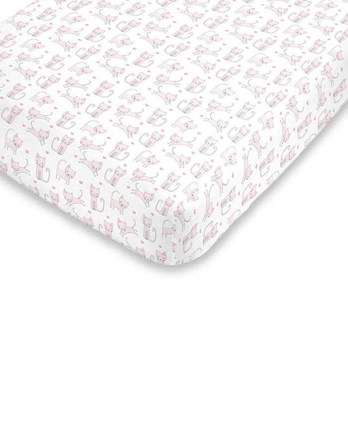 NoJo Kitty Cat Crib Sheet Collection