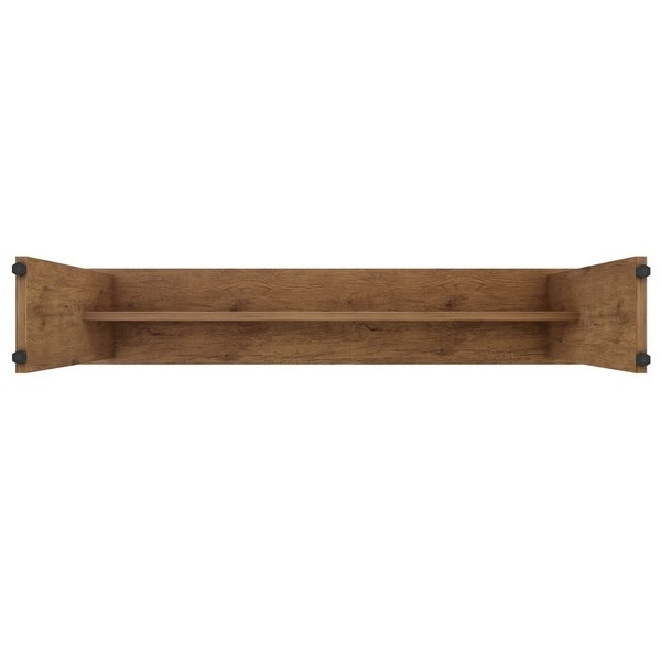 The Gray Barn Botarga Rustic Country Brown Wood Dining Room Bench