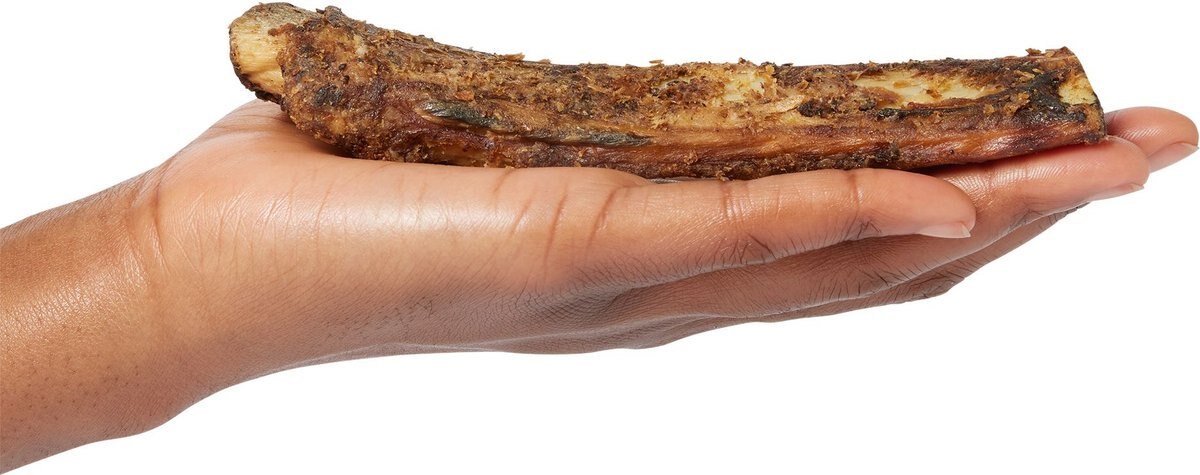 Bones and Chews Made in USA Beef Rib Bone 6\