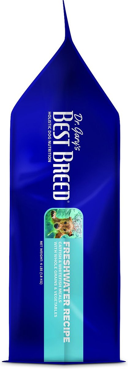 Dr. Gary's Best Breed Freshwater Recipe Catfish and Whitefish Meals Dry Dog Food